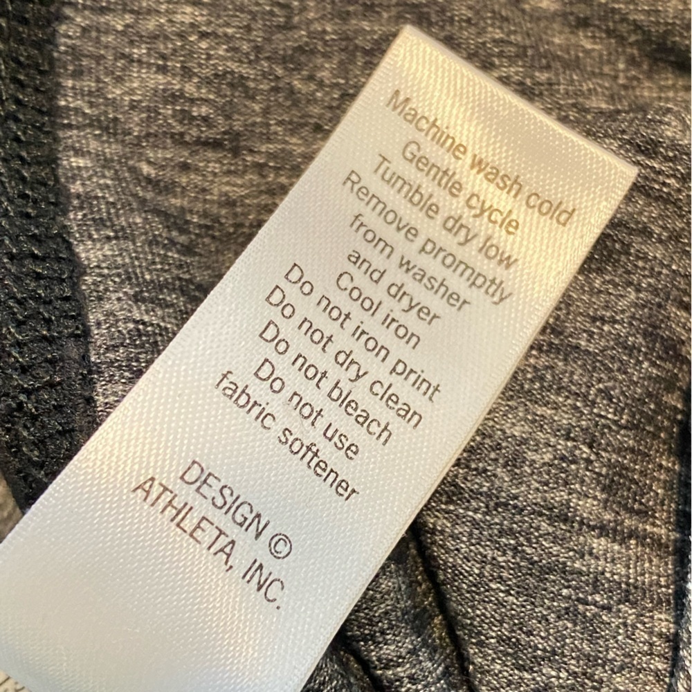 ATHLETA COLORBLOCK REVELATION TIGHT (351376) Heather Gray/Black, Medium - Picture 8 of 11